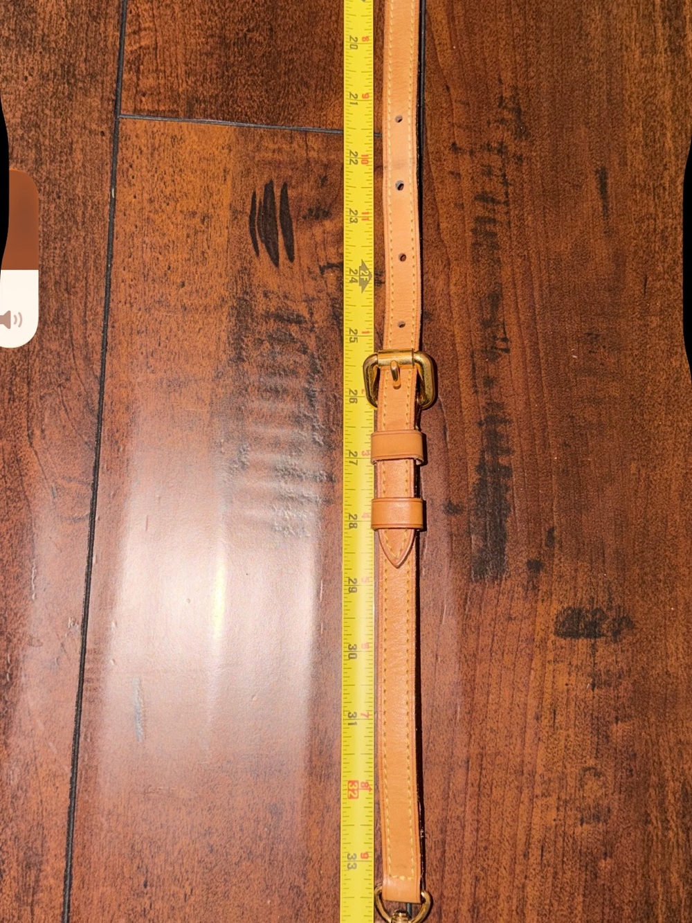 Louis Vuitton Tan Leather Adjustable Shoulder Strap - Picture 8 of 8